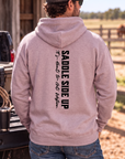 Get Western Hoodie in Paragon — male model, back view